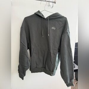 Alo Yoga Women Accolade Hoodie in Dark Cactus Size XS